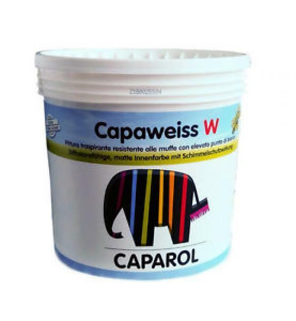 caparol caparol capaweiss w elf 14 litri pittura traspirante antimuffa