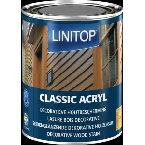 Classic acryl 270 bianco 1 lt finitura protettiva per legno