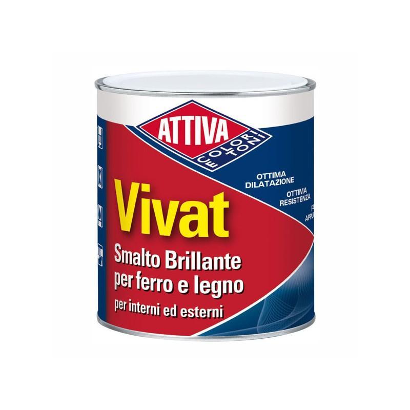 Vivat Smalto brillante colore Marrone scuro 2,5 Lt