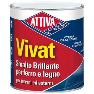 Vivat smalto lucido nero al solvente 0,750 lt