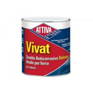 Vivat smalto satinato nero sintetico al solvente 0.75 lt