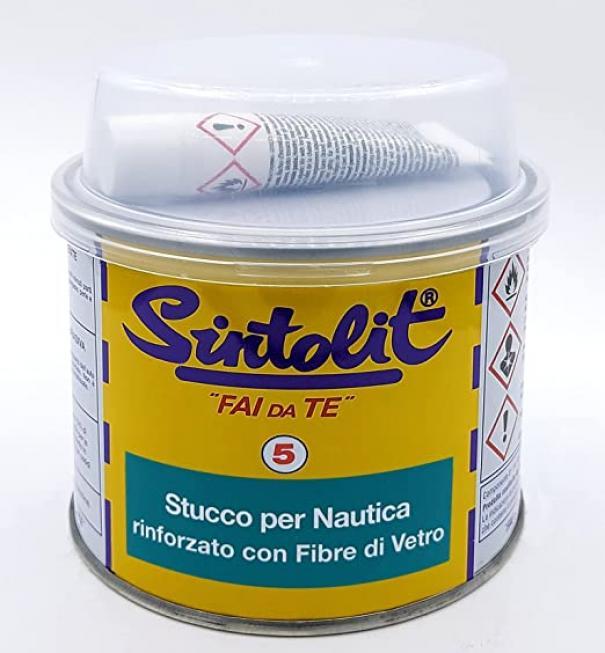 stucco nautico Sintolit confezione in barattolo da 375 ml