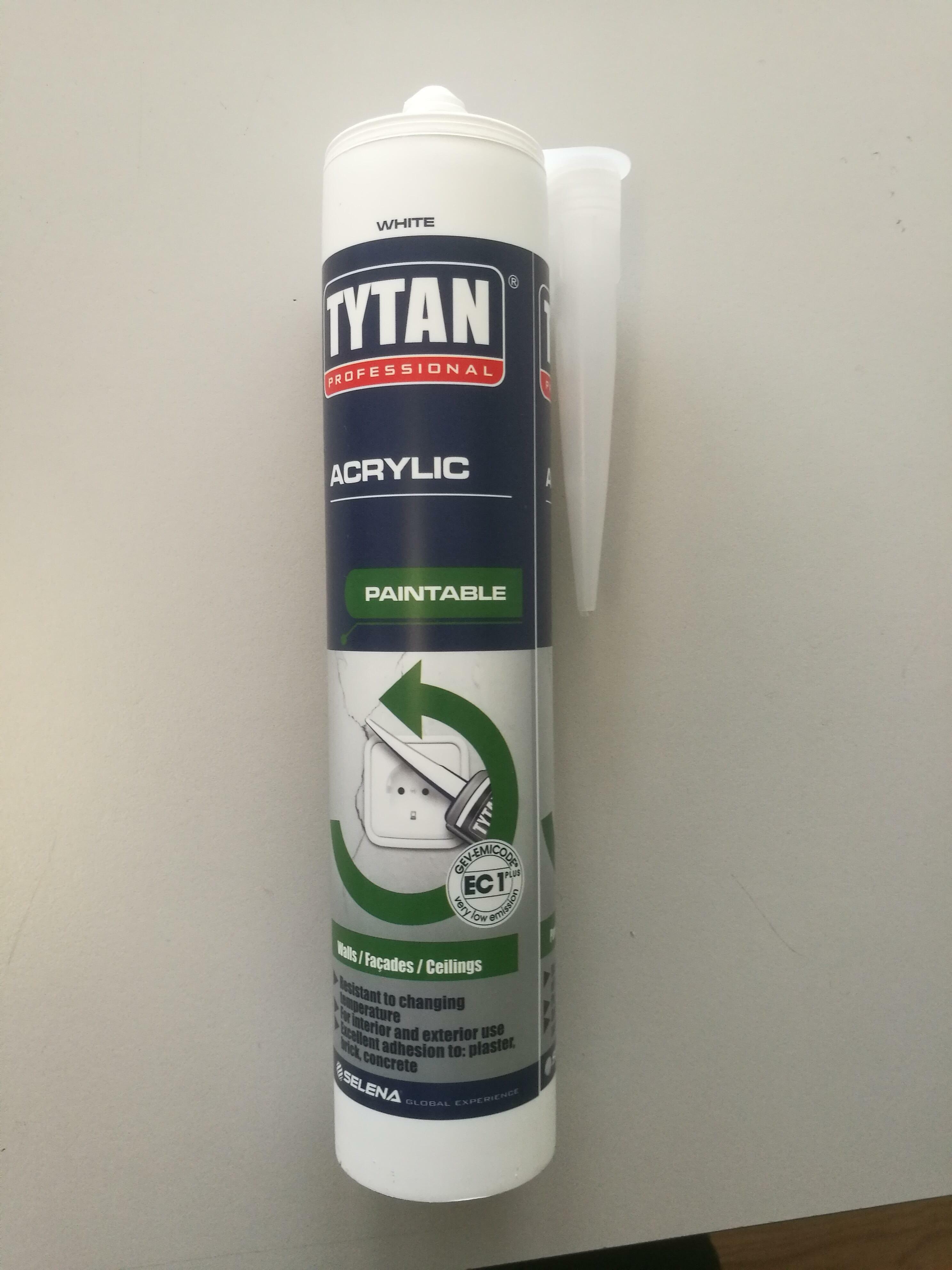 tytan professional tytan professional silicone acrilico bianco 300 ml - foto 1