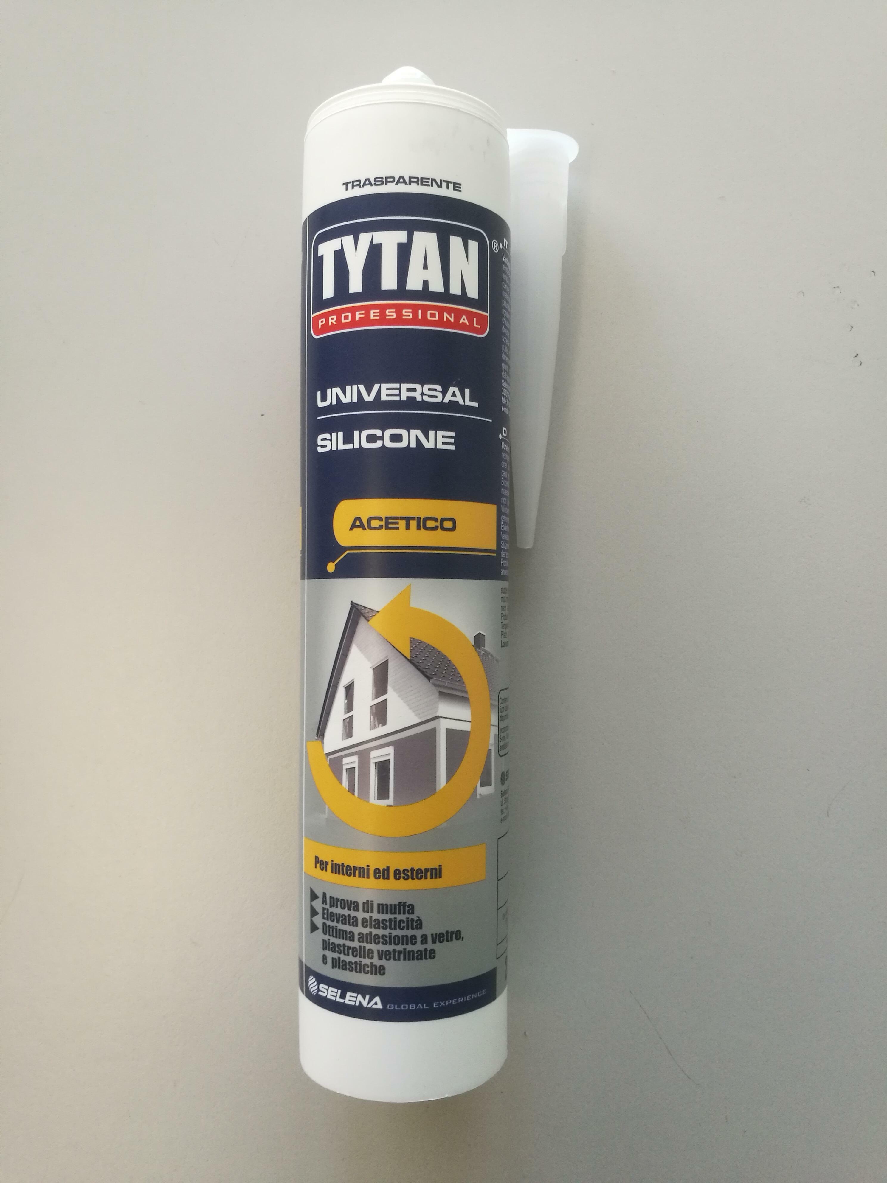 tytan professional tytan professional silicone universale trasparente acetico 280 ml - foto 1