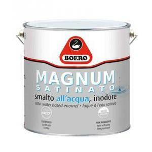 Magnum satinato smalto all'acqua bianco 0,75 litri