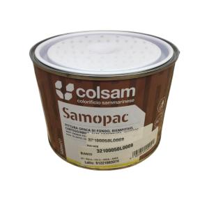 Samopac bianco 500 ml  fondo opaco per legno e muri