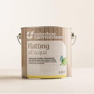 Sanolegno flatting lucido 0,75 litri finitura trasparente all'acqua