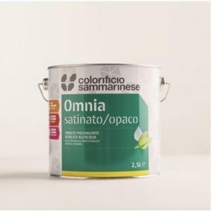 Omnia smalto seta bianco 2,5 lt all'acqua