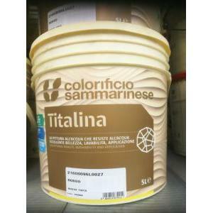 Titalina rosso 5 lt idropittura superlavabile extra