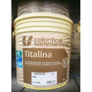 Titalina nera 5 lt idropittura superlavabile extra