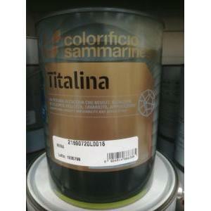 Titalina nera 1 litro  idropittura superlavabile extra