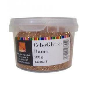 Ceboglitter rame 100 gr. glitter specifico per pitture decorative