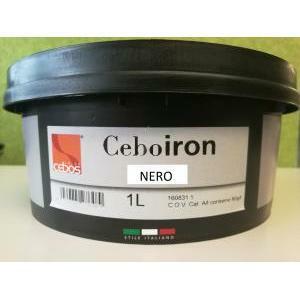 Ceboiron nero 1 lt finitura effetto micaceo e perlescente