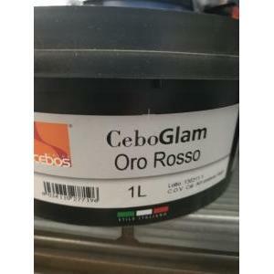 Ceboglam oro rosso 1 lt finitura a cera metallizzante