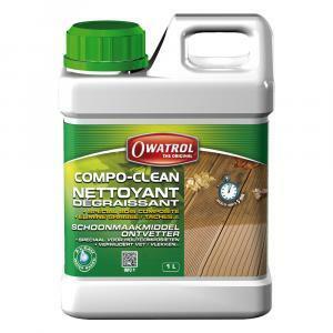 Compo-clean 1 lt detergente sgrassante per legno