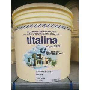 Titalina giallo 5 lt idropittura superlavabile extra