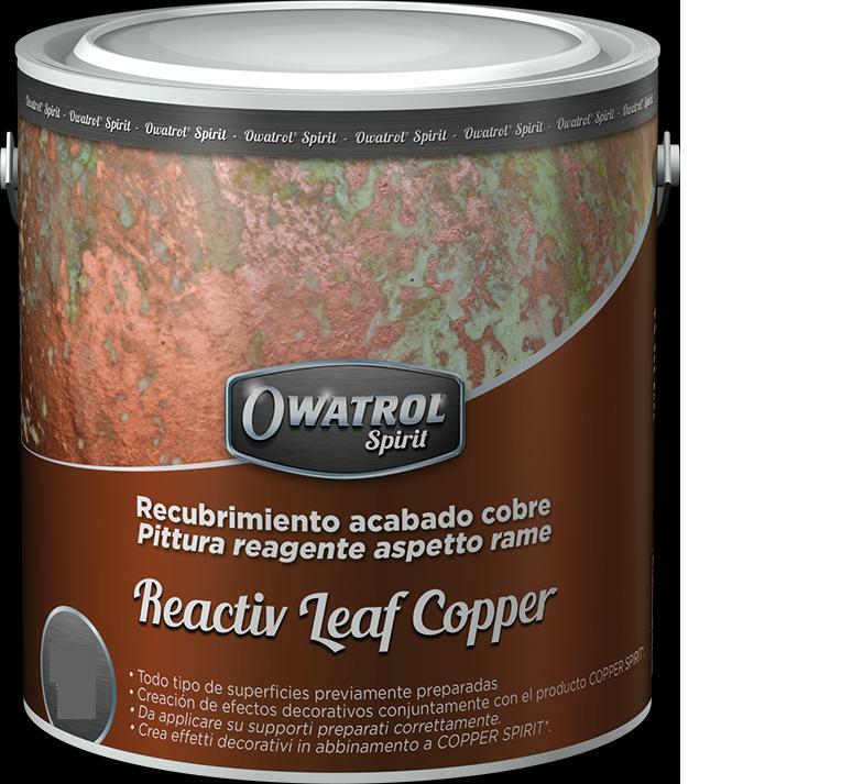 owatrol owatrol reactive leaf copper pittura reagente effetto rame 0,5 lt cod.22w156400 - foto 1